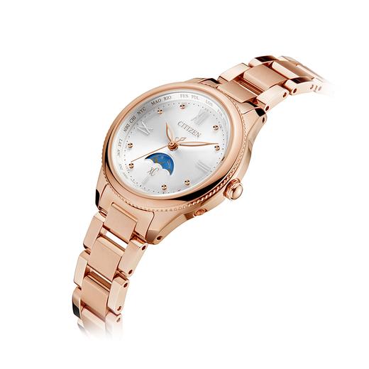 西铁城新款xC系列日相舒博钛光动能电波手表女EE1004-57A 商品图2