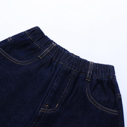 【MQD】童装女大童冬季新款儿童加绒休闲百搭裤子奥利绒加厚牛仔裤 商品图2