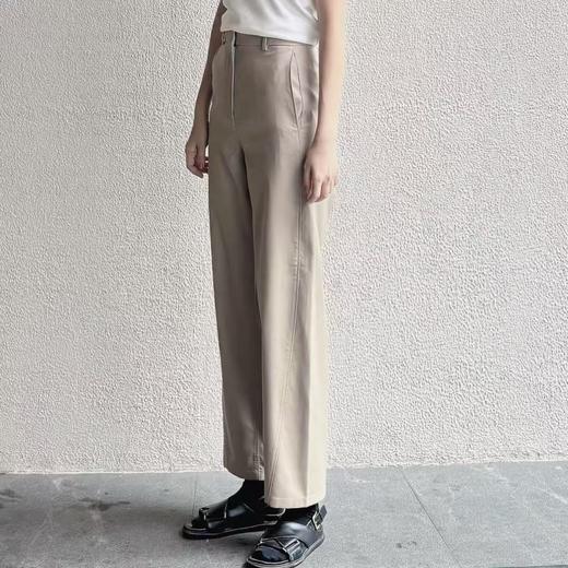 雀说标准版型桶形棉质九分裤直筒裤2025秋季新品WAL 商品图2