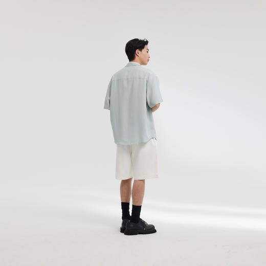 MODE COMMUTER | MC不潮品凉感透气肌理翻领短袖衬衫 商品图1