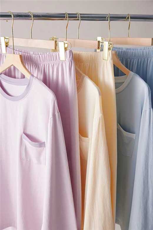 【多妈团购 无印家居风拼色家居服9841】超柔软，穿上都舍不得脱~93.9%棉，吸湿透气，细腻清爽，宽松剪裁，身材包容性绝了-连横 商品图9