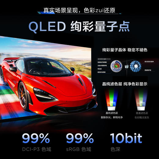 TCL 27英寸 C2A 4K 160Hz FHD 320Hz QD-Mini LED 1196万象分区 1200nits 电竞显示器27C2A 商品图4