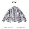 SC3110SDSA男装2026新款轻奢美式宽松拼接撞色格子衬衫一字扣设计百搭 商品缩略图5