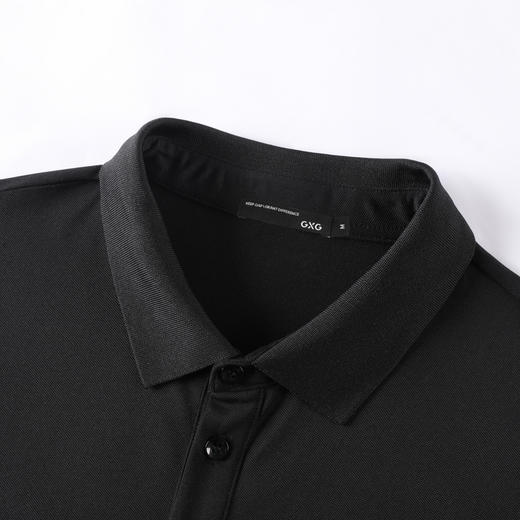 GXG男装【凉感透气】26夏季时尚线条帆船日常休闲男式短袖POLO衫K&C 商品图2