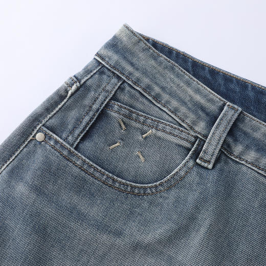 GXG男装26春季潮流百搭宽松直筒裤时尚休闲弹力舒适男式牛仔长裤K&C 商品图8