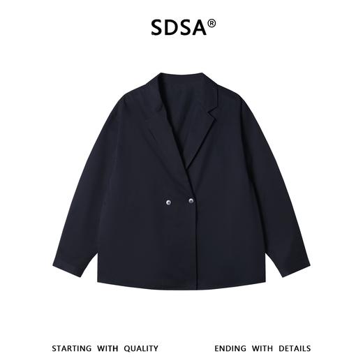 26Y559SDSA男装2026新款高贵轻奢韩版复古简约百搭纯色西装外套时尚上衣 商品图0
