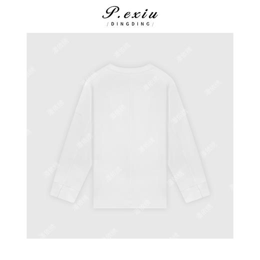 03-2潘依绣丁丁宠粉简约百搭圆领落肩打底T恤 Q45048 商品图1