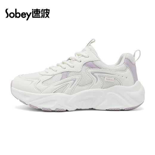 sobey速波超轻复古老爹休闲鞋 | 男女同款、厚底增高+4.5cm、拼接鞋面、舒适透气 商品图6