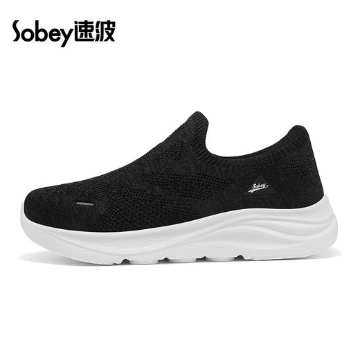 sobey速波超轻一脚蹬休闲鞋 | 高弹飞织鞋面、舒适贴合、男女同款、轻便百搭【HZ】 商品图0