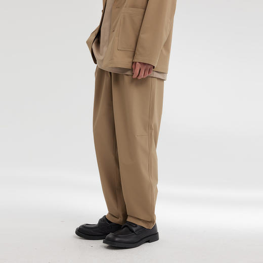 MODE COMMUTER | MC细格纹布防泼水户外直筒梭织长裤MCF102124A 商品图3