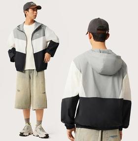 李宁男女同款防晒冰感舒适宽松运动风衣AFDV609-2