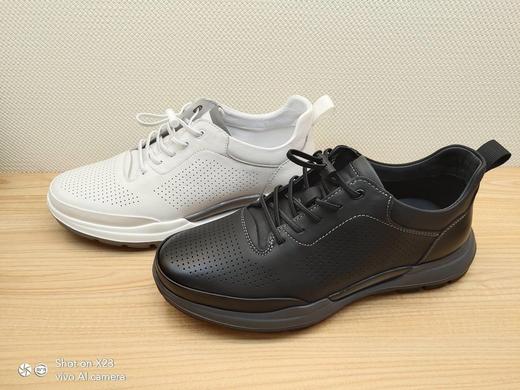 豪行秋季13157080时尚透气超轻运动男士皮单鞋 商品图0