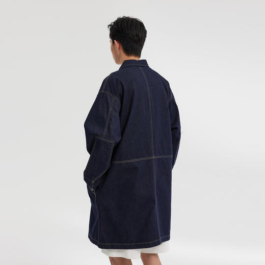 MODE COMMUTER | MC翻领牛仔风衣原牛牛仔风衣MCF108068A 商品图3