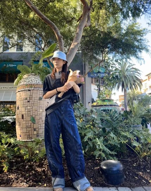 驴家25ss提花木纹牛仔长裤（DY） 商品图8