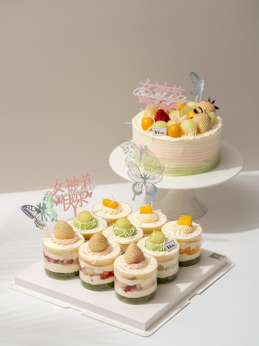 莫奈油画玫珑【女神蛋糕】 商品图3