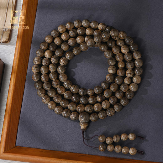 天然文莱软丝沉香/12.7mm*108颗/87.1克/SP4936 商品图0