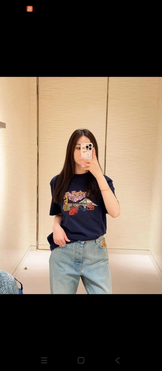 驴家25ss联名雪景刺绣短袖T恤（DY） 商品图7