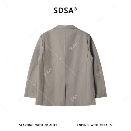 SDSA男装2026新款高贵轻奢复古简约设计感西装外套百搭宽松潮流 商品图4