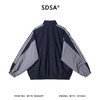 SDSA男装2026新款高贵轻奢复古设计感撞色拉链立领夹克外套百搭 商品缩略图4