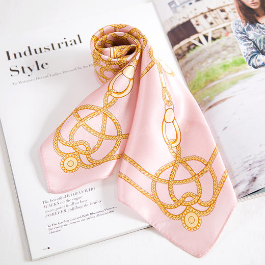 真丝印花小方巾 HA4700 商品图10