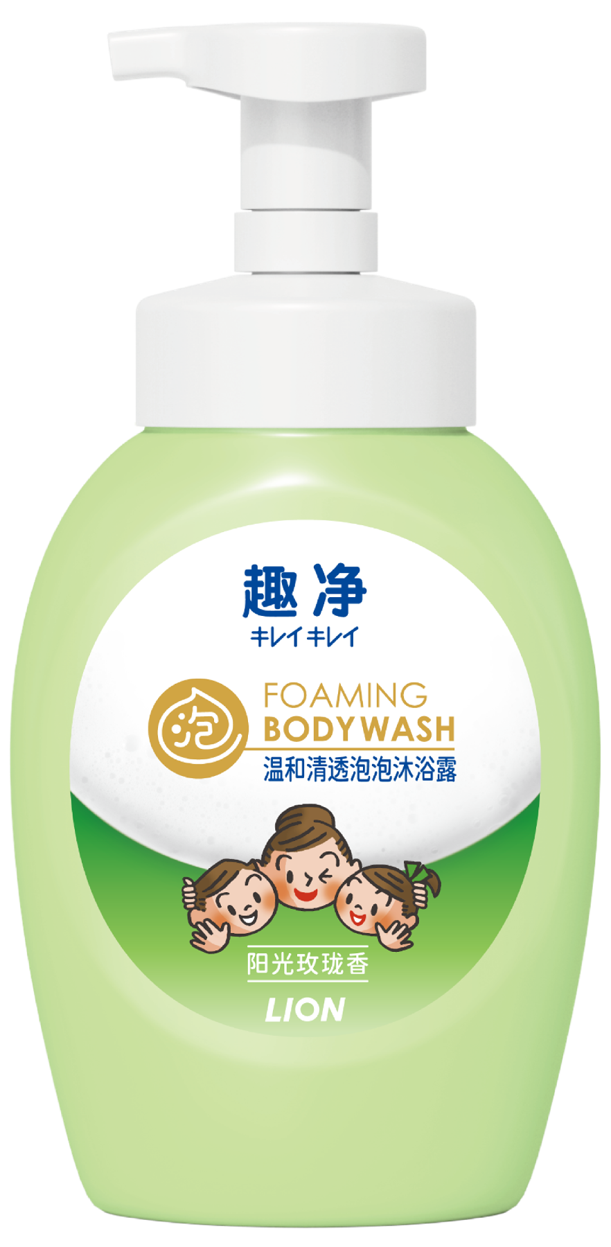 【临期品】Y21003 趣净温和清透泡泡沐浴露(清新爽肤香)500ml瓶装