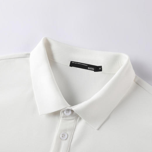 GXG男装【凉感透气】26夏季时尚刺绣哥特字母男式翻领短袖POLO衫K&C 商品图2