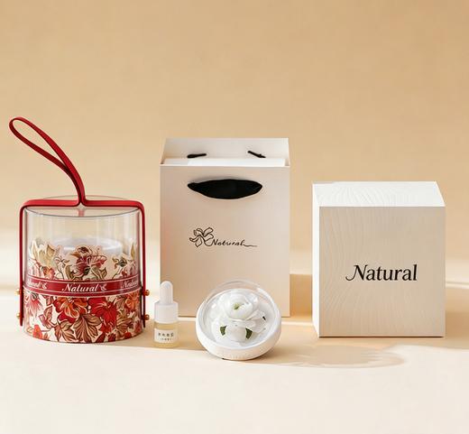 非遗瓷花香薰 森系小桶花 商品图0