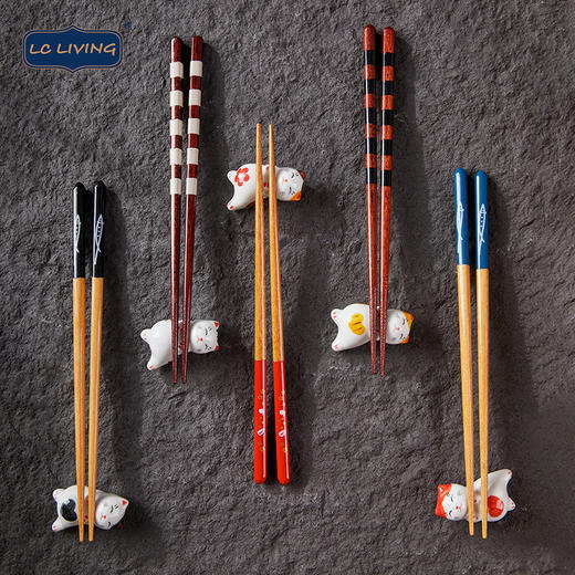 LC-Living 家用日式实木筷 可进洗碗机 耐高温 一人一筷 商品图1