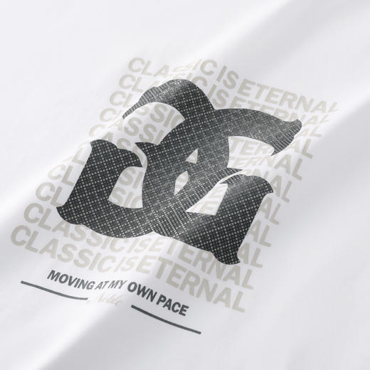 GXG男装【100%棉】26夏季潮流创意字母简约日常通勤男式短袖T恤K&C 商品图3