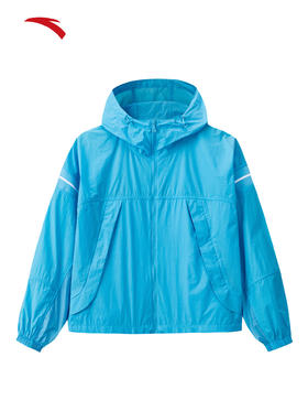 安踏梭织运动外套女2026夏季新款宽松防紫外线运动上衣162628603