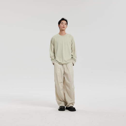 MODE COMMUTER | MC速干针织排汗轻量速干字母印花长袖T恤 商品图2