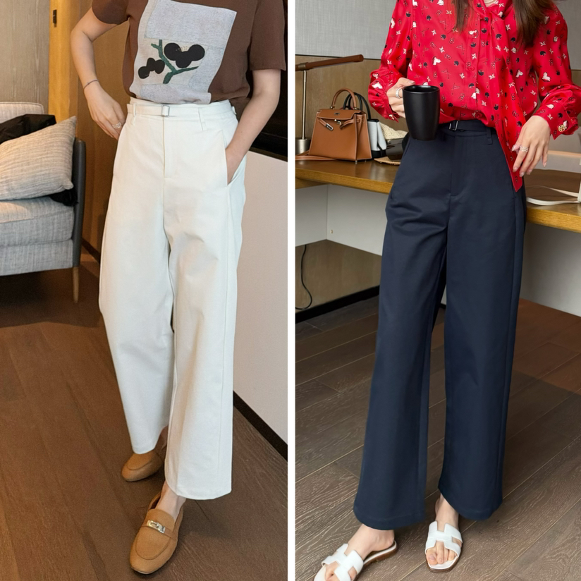 2603114   “经典至上”九分梧桐裤 棉西裤