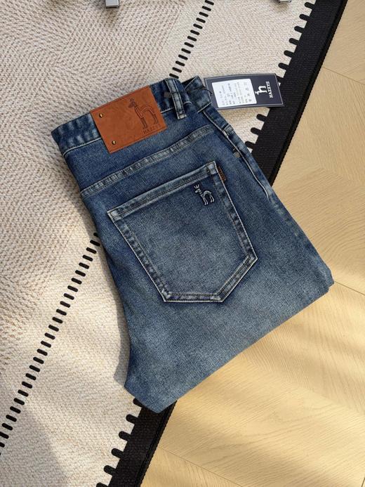 点此购买 哈吉斯春夏季男士舒适水洗牛仔裤长裤 tuo 341395 商品图11