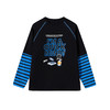 【MQD】童装男大童假两件条纹T恤26春季新款儿童学院撞色拼接长袖T恤 商品缩略图4