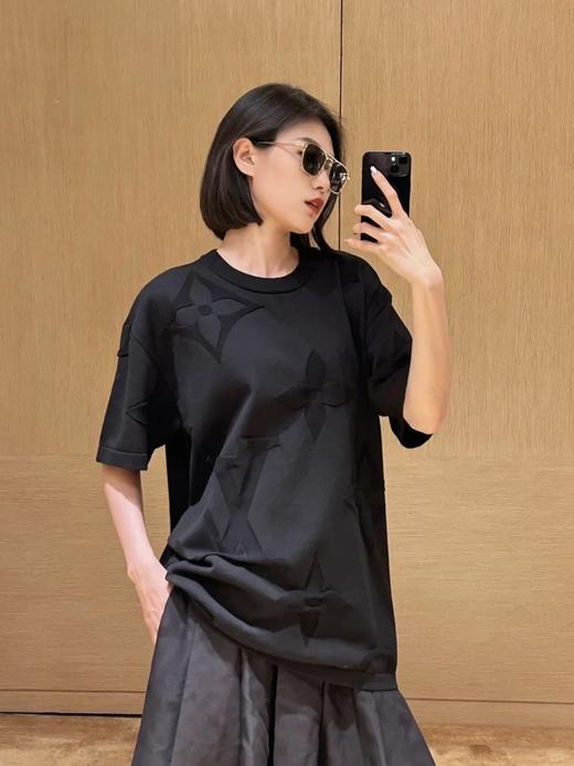 驴家25ss monogram浮雕提花针织短袖（DY） 商品图0