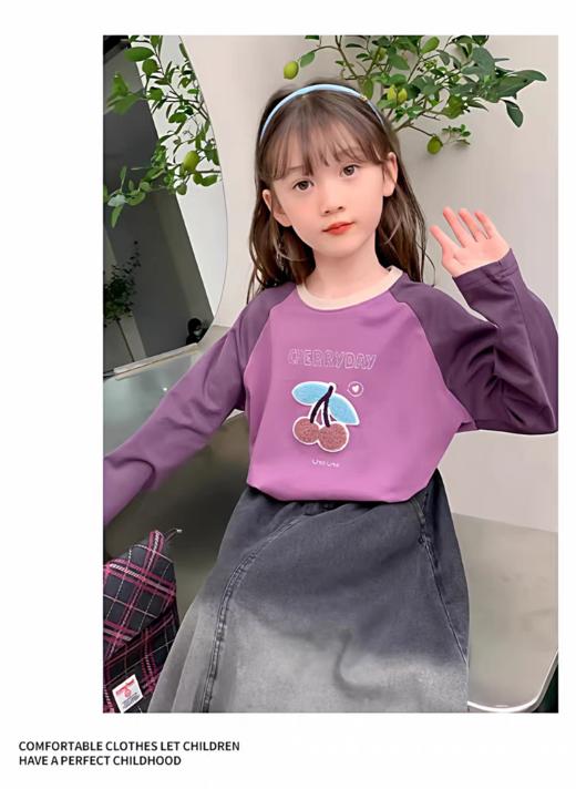 【两件起拍，单件不发货】!!!西蒙日记·儿童卡通插肩袖百搭T恤LCCJCXT 商品图4