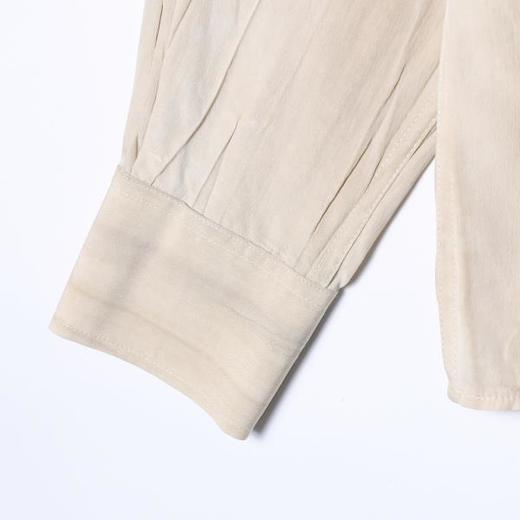 SDSA男装2026新款高贵轻奢法式复古风格宽松长袖衬衫褶皱百搭衬衫 商品图3