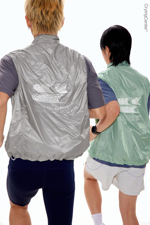 CryingCenter 户外立领反光机能马甲背心跑步骑行外套 商品图4