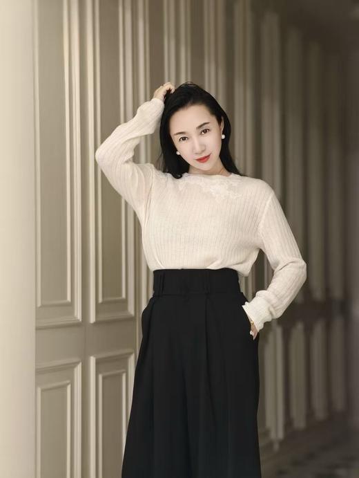 【3.6上新】早春初筵🌸珍珠白羊绒衫 商品图1