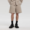 MODE COMMUTER | MC条纹微皱面料透气直筒型梭织短裤MCF122076B 商品缩略图3