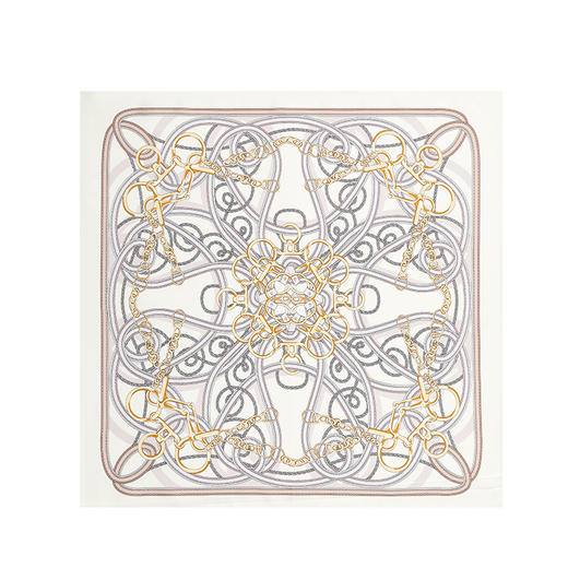 万事利双面印花中方巾-链金喜 商品图3