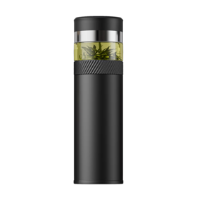 全格泡茶保温杯PC516-420黑色