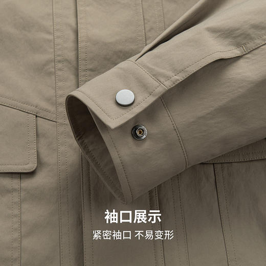 【易打理】圣得西休闲夹克外套男士2026新款春季显瘦百搭日常上衣 商品图9