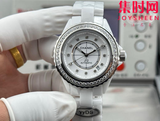YYDS香奈儿J12陶瓷系列 钻圈款 38mm透底机械 男士腕表 小手腕福音 商品图0