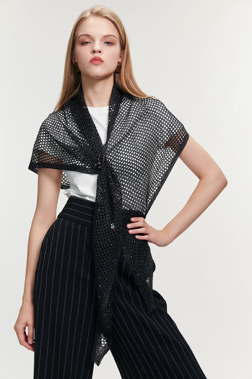 SAFICOO  时尚百搭 设计感极强 多功能披肩 商品图0