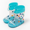 【秒杀49一双】网红透明男女童雨靴彩虹豆鲨鱼儿童雨鞋防滑外穿雨天宝宝卡通水鞋 商品缩略图4