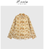 03-2潘依绣丁丁宠粉【花香满园】复古港风清新碎花Polo领长袖衬衫 Q5231 商品缩略图0
