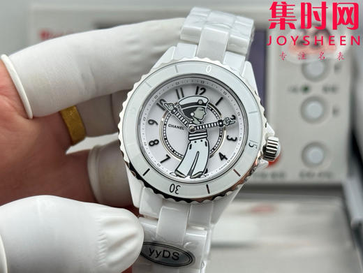 YYDS香奈儿J12陶瓷系列 卡通形象 小人动偶-"公仔图案"系列 38mm透底机械 新款中性腕表 男女都可佩戴 表径38mm 商品图2
