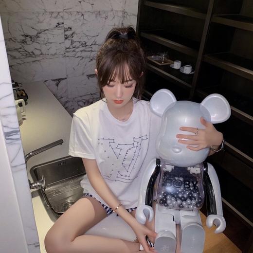 驴家标识压纹LOGO短袖T恤（DY） 商品图1