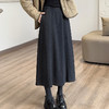 戴维媞 六片裁剪醋酸羊毛裙 遮肉显瘦 加绒款/不加绒款 商品缩略图1